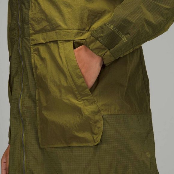 Lululemon Ripstop Relaxed-Fit Jacket Juniper Green - Picture 6 of 6